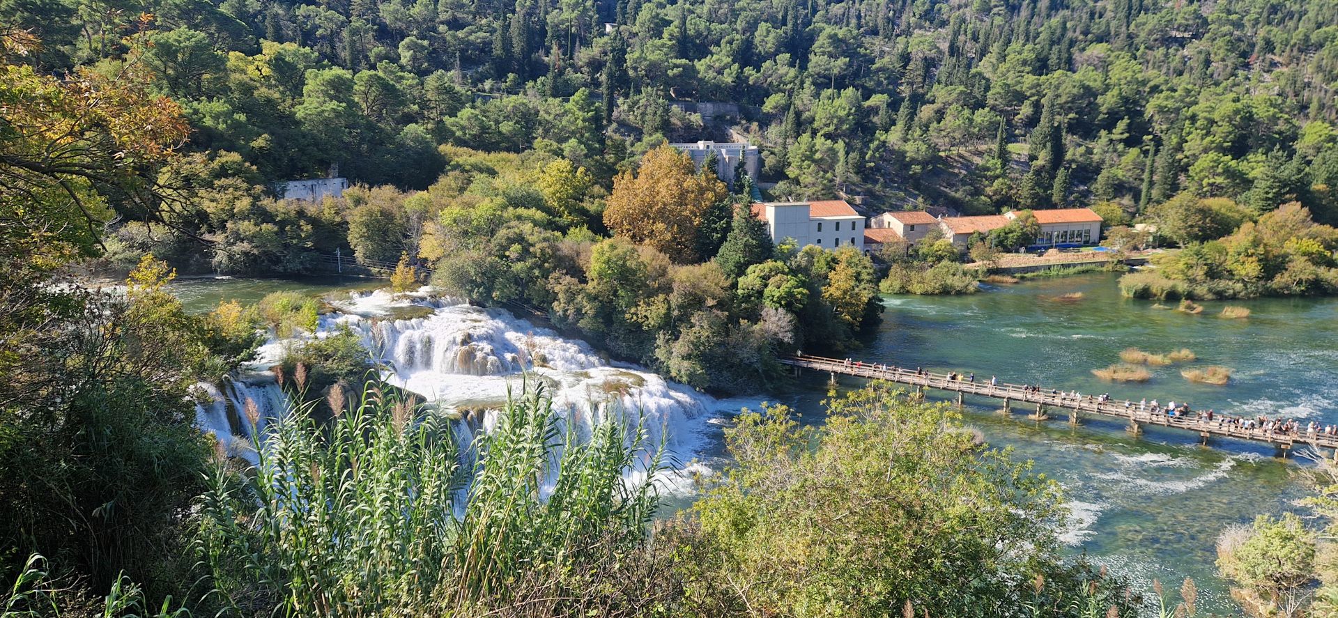 Skradinski-Wasserfall im Krka-Nationalpark dynamic path